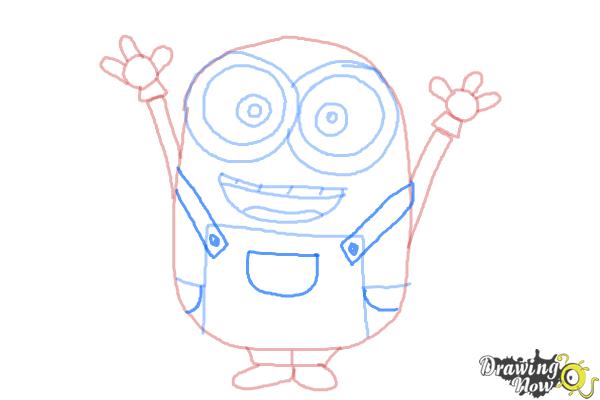 How to Draw a Minion Step by Step - Step 9 How to Draw a Minion Step by Step - Step 9