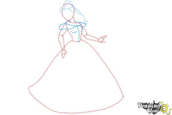 How to Draw Disney Princesses - Step 6