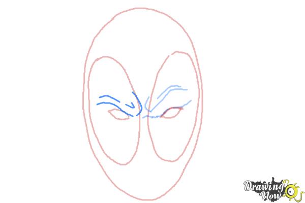 How to Draw Deadpool Easy - Step 5