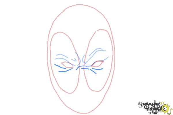 How to Draw Deadpool Easy - Step 6