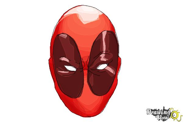 Gambar Draw Deadpool Easy Drawingnow Step 9 Face Coloring Pages di ...