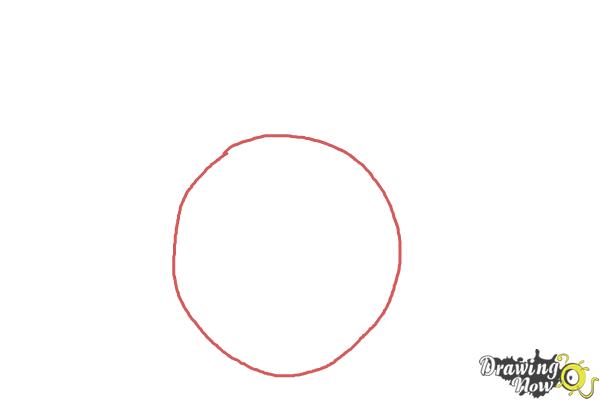 How to Draw Mickey Mouse Step by Step - Step 1 How to Draw Mickey Mouse Step by Step - Step 1