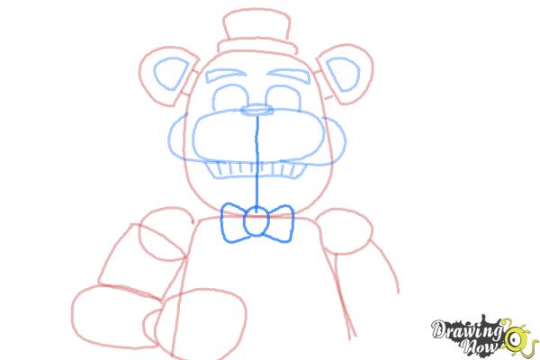 How to Draw Five Nights at Freddy's - Step 10