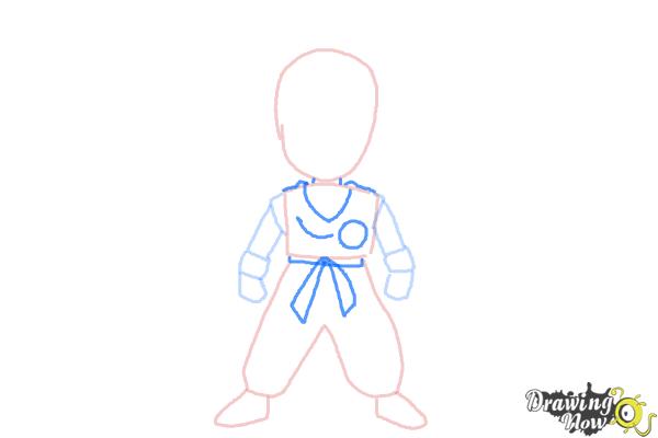 How to Draw Goku Step by Step - Step 5