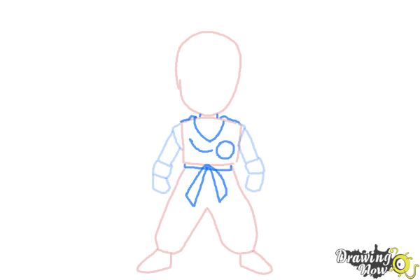 How to Draw Goku Step by Step - Step 5 How to Draw Goku Step by Step - Step 5
