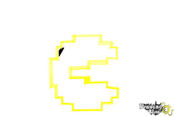 How to Draw Pac-man in Pac-man Championships DX edition - Step 7