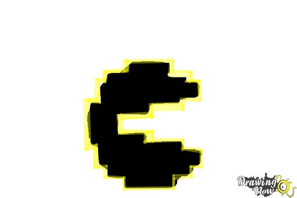How to Draw Pac-man in Pac-man Championships DX edition - Step 8