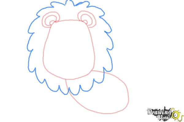 How to Draw a Lion for Kids - Step 5
