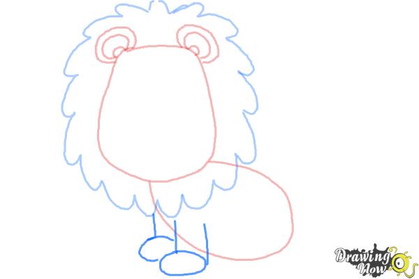 How to Draw a Lion for Kids - Step 6