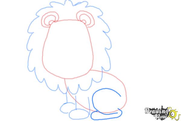 How to Draw a Lion for Kids - Step 7