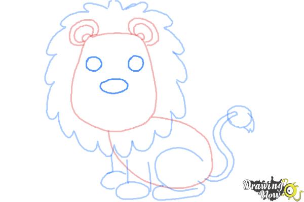 How to Draw a Lion for Kids - Step 9