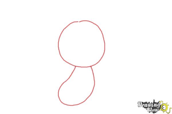 How to Draw a Simple Dragon - Step 1 How to Draw a Simple Dragon - Step 1