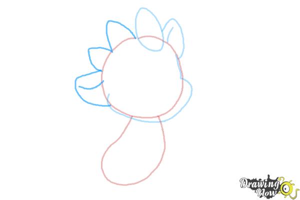 How to Draw a Simple Dragon - Step 3 How to Draw a Simple Dragon - Step 3