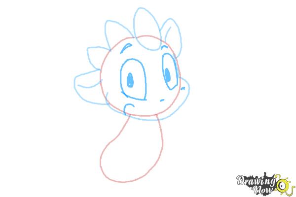 How to Draw a Simple Dragon - Step 4 How to Draw a Simple Dragon - Step 4