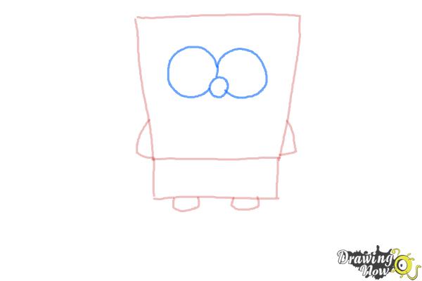 How to Draw Spongebob Squarepants - Step 3