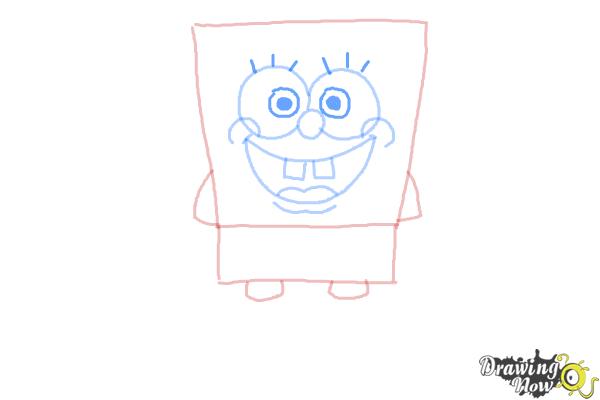 How to Draw Spongebob Squarepants - Step 6