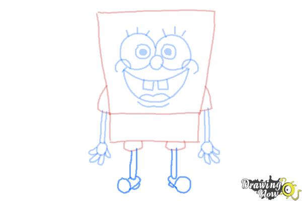 How to Draw Spongebob Squarepants - Step 8