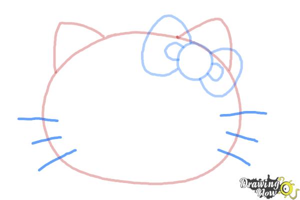 How to Draw Hello Kitty Step by Step - Step 5