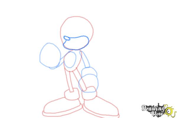 How to Draw Super Sonic - Step 6 How to Draw Super Sonic - Step 6