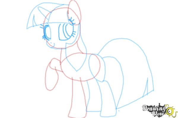 How to Draw My Little Pony Step by Step - Step 9