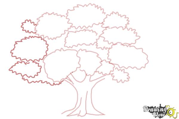 How to Draw a Realistic Tree - Step 6