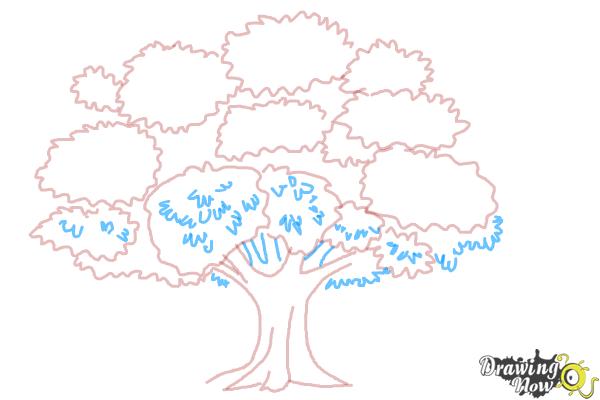 How to Draw a Realistic Tree - Step 7