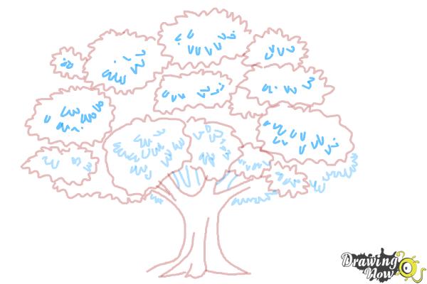 How to Draw a Realistic Tree - Step 8