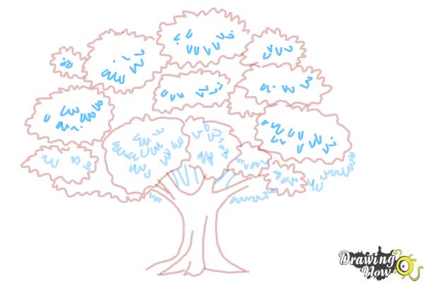 How to Draw a Realistic Tree - Step 8 How to Draw a Realistic Tree - Step 8