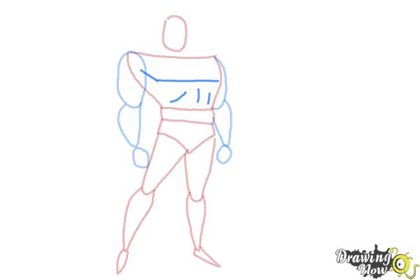 How to Draw Batman Easy - Step 6