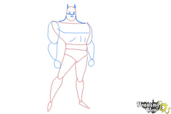 How to Draw Batman Easy - Step 7