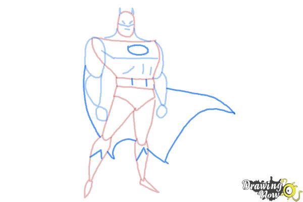 How to Draw Batman Easy - Step 8