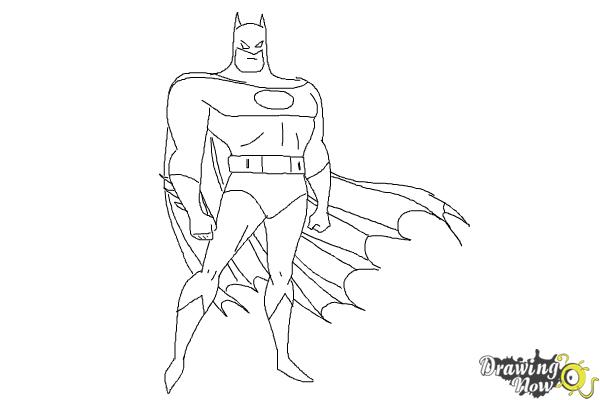 How to Draw Batman Easy - DrawingNow