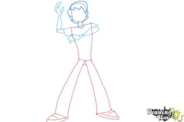 How to Draw Ben 10 Omniverse - Step 7