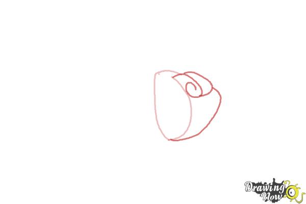 How to Draw a Butterfly On a Flower - Step 2 How to Draw a Butterfly On a Flower - Step 2