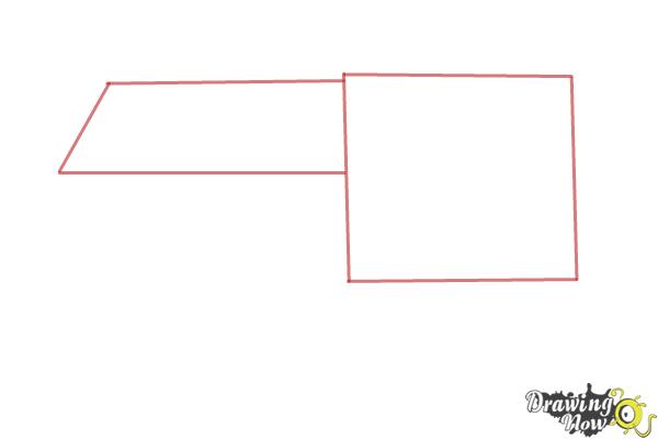 How to Draw a Nerf Gun - Step 1