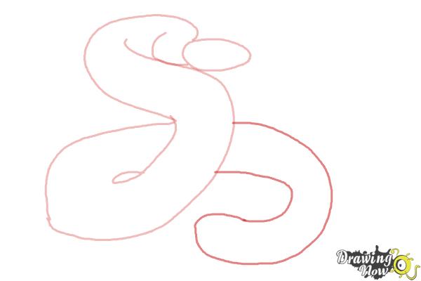 How To Draw A Snake For Kids Step by Step Drawing Guide by Dawn   DragoArt