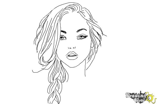 How to Draw a Pretty Girl - Step 8 How to Draw a Pretty Girl - Step 8