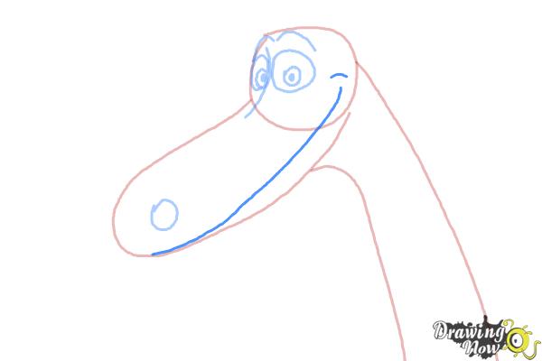 How to Draw Arlo From The Good Dinosaur - Step 5
