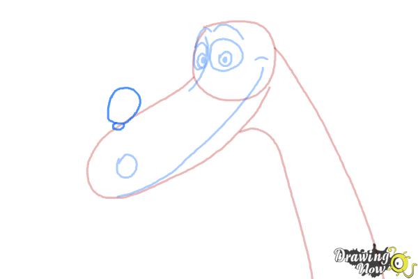 How to Draw Arlo From The Good Dinosaur - Step 6
