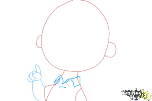 How to Draw Charlie Brown from The Peanuts Movie - Step 5