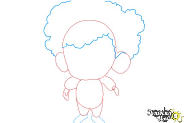 How to Draw Dennis from Hotel Transylvania 2 - Step 5 How to Draw Dennis from Hotel Transylvania 2 - Step 5