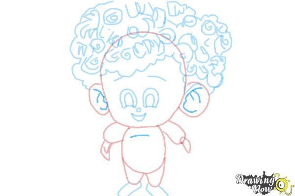 How to Draw Dennis from Hotel Transylvania 2 - Step 9 How to Draw Dennis from Hotel Transylvania 2 - Step 9