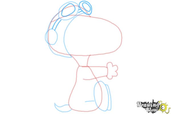 How to Draw Snoopy from The Peanuts Movie - Step 6