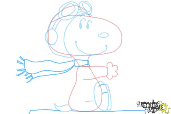 How to Draw Snoopy from The Peanuts Movie - Step 8