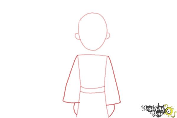How to Draw The Little Prince - Step 3 How to Draw The Little Prince - Step 3