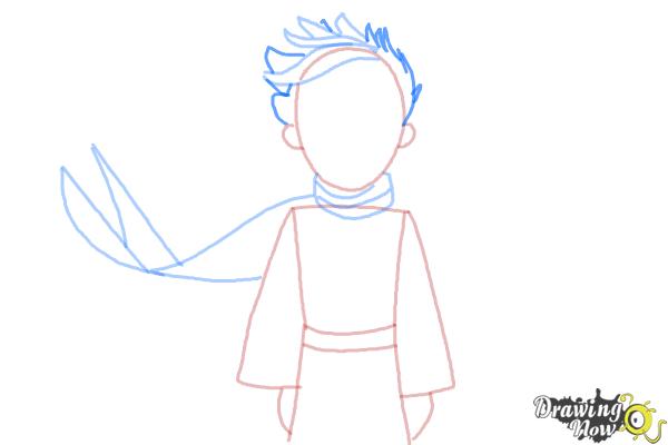 How to Draw The Little Prince - Step 7