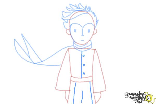 How to Draw The Little Prince - Step 9 How to Draw The Little Prince - Step 9