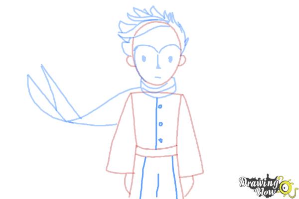 How to Draw The Little Prince - Step 9