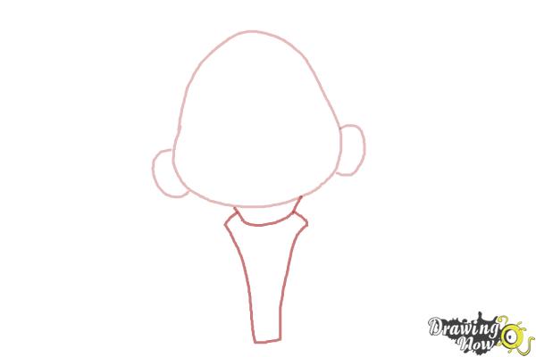 How to Draw Spot from The Good Dinosaur - Step 2 How to Draw Spot from The Good Dinosaur - Step 2