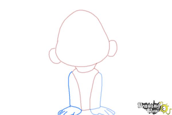 How to Draw Spot from The Good Dinosaur - Step 4 How to Draw Spot from The Good Dinosaur - Step 4